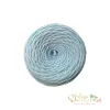 Fio de Malha Azul BB com Poá Branco (30mm) - (10 metros)