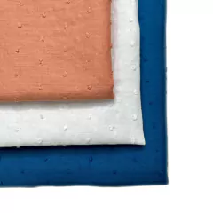 Tecido Crepe 100% Algodão Pipoquinha (38x100cm) - 1 Unidade