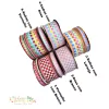 Fita Sinimbu Xadrez Colorida (38mm e 10mm) - (Kit 2 metros de 38mm e 10mm)