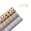 Lonita Tecido Estampado Xadrez Candy, Colorido ou Girassol - (24x67cm)