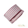 Fita Importada Pied de Poule Rosa (10 mm ou 38 mm) - 2 metros