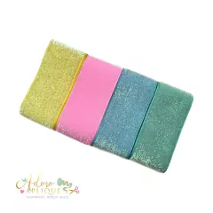 Fita Lurex Esponjosa Candy Color Escuro (38 mm) - 2 metros