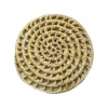Bandeja Supla de Palha Artesanal Redonda (22cm) - 1 Unidade