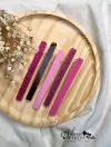 298 - Kit Bico de Pato com Pastilha Cor Rosa Barbie - (5 Hair Clips)