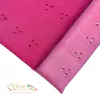 Tecido de Lese Rosa Chiclete e Pink (25x70cm) - 1 Unidade