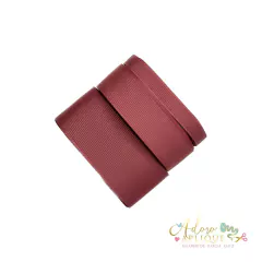 Fita de Gorgurão Yama Cinnabar Cor 141 (38, 22 e 10 mm) - 5 metros
