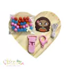 50 - Kit Prendedor de Chupeta Princesa Moana - (1 Unidade)