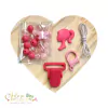 38 - Kit Prendedor de Chupeta Barbie - (1 Unidade)