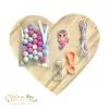 34 - Kit Prendedor de Chupeta Sereia Candy - (1 Unidade)