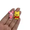 Aplique Emborrachado Rostinho Ursinho Pooh ou Leitão - 2 unidades