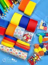 18 Adoro Box Fitas Escolares Coloridas - 1 Unidade (+ Brinde Surpresa)
