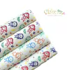 Lonita Courino Branco Estampada Escolar Risqué Colorida - (24x67cm)