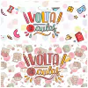 Cinta de Caixa Escolar (180g) - 4 Unidades ou kit com 2 de cada