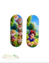 Aplique Acrílico Impresso Pastilha para Hair Clip Branca de Neve - 2 unidades - comprar online