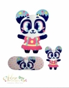 Aplique Acrílico Impresso Reto, Curvado para Tiara ou Pastilha Puket Panda - 1 unidade - comprar online