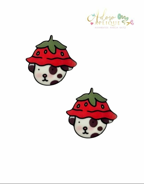 Aplique Acrílico Impresso Bobbie Goods Rostinho - 2 unidades - comprar online