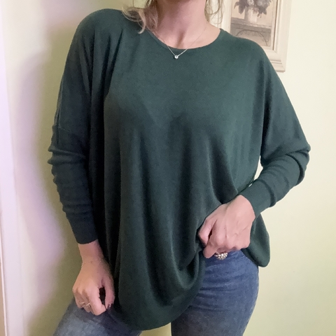 Sweater Cata verde oscuro