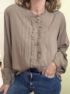 Camisa Camila marron