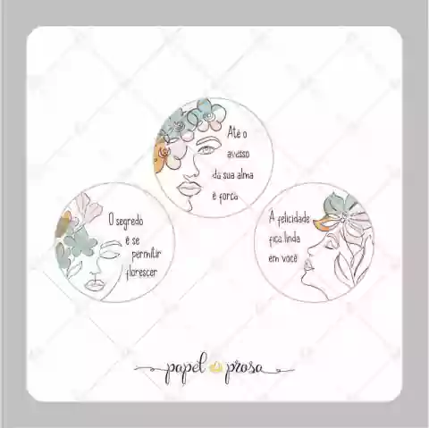 Papel de Arroz Kit Mulher Abstrato - Cortado