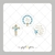 Papel de Arroz Kit Batizado Floral Azul - Cortado