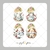Papel de Arroz Kit Páscoa Ovos Brilho - Cortado - 4 unidades - comprar online