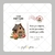 Papel de Arroz - Cookie Post Card Avós Carinho que Acolhe - Cortado