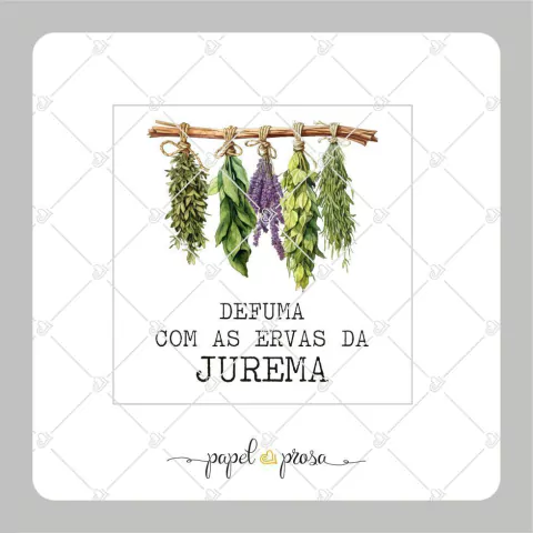 Papel de Arroz Kit Ervas da Jurema Papel e Prosa - Cortado