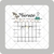 Papel de Arroz Kit Calendário Save The Date Mensal - Folha Sem Corte - loja online