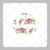Papel de Arroz Kit Floral Branco - Cortado 5cm - 6 unidades