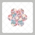 Papel de Arroz Kit Floral Rosa - Cortado 5cm - 6 unidades