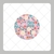 Papel de Arroz Kit Floral Rosa - Cortado 5cm - 6 unidades - comprar online