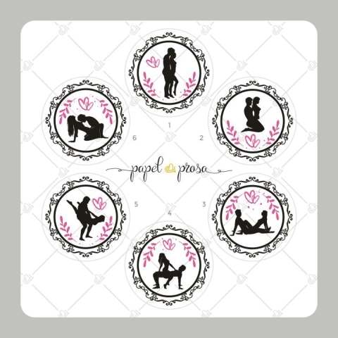 Papel de Arroz Kit Namorados Kamasutra - Folha Sem Corte - comprar online