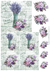 Papel Arroz Decoupage Lavender 8940 Papel e Prosa