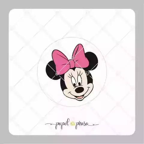 Papel de Arroz Kit Minnie Rosa - Folha Inteira