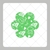 Papel de Arroz Kit Papel e Prosa Verde - Cortado 5cm - 6 unidades - comprar online