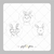 Papel de Arroz Kit Páscoa Cute - Folha Sem Corte
