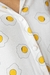Pijama de Viscose Manga Longa e Calça - Ovo Frito Branco