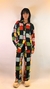 Pijama de Viscose Manga Longa e Calça - Cubo Mágico