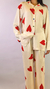 Pijama de Viscose Manga Longa e Calça - Coração Vermelho na internet