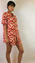 Pijama de Viscose Manga Curta e Shorts - Cogumelos Mágicos