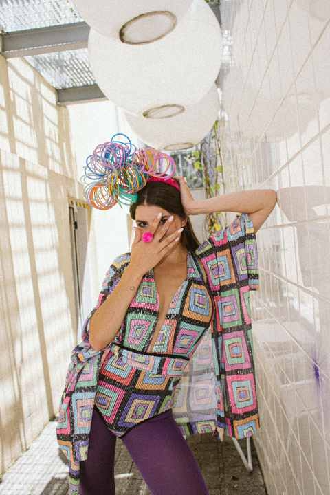 Kimono de Paete Psicodélico - comprar online