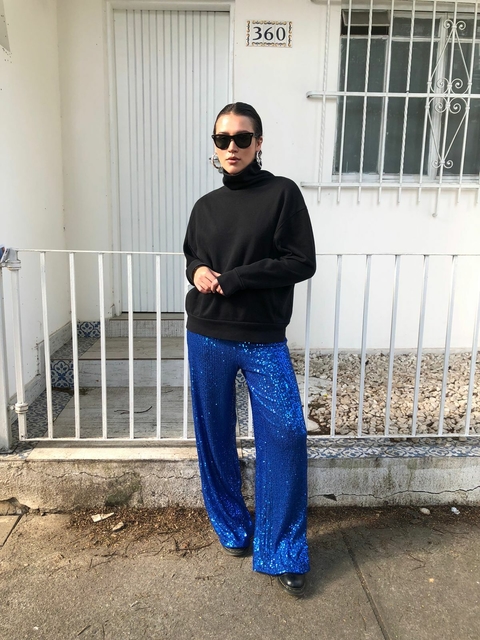 Pantalona Paete - Topázio Azul