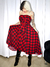 Saia Longa/ Vestido Xadrez - Miniminou