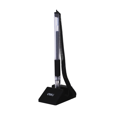 Boligrafo de escritorio negra gel 0.5 Deli