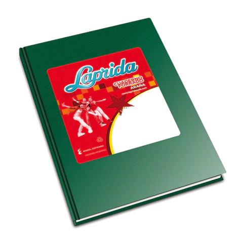 Cuaderno de hojas rayadas Laprida Nº1 de 98 hojas (16x21cm) Verde