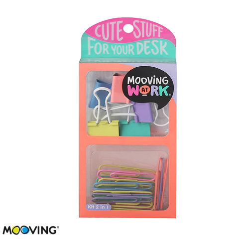 Kit 2 en 1 Clips Mooving at work
