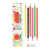 Lapices Confetti neon Kiruki x 6 - comprar online