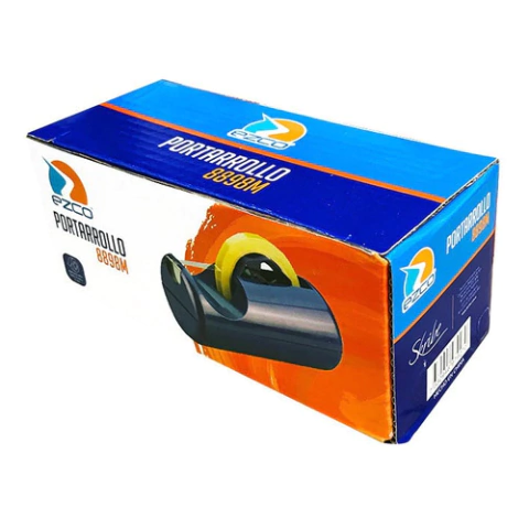 Portarrollo Cinta Ezco 898m Mediano Rollos 19mm X 25mts