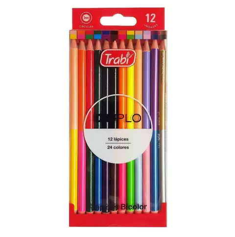 LAP COLOR TRABI DOBLE COL x12L TR7905