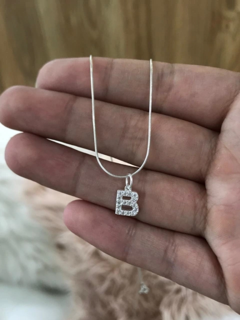 Dije Letras Shine SILVER